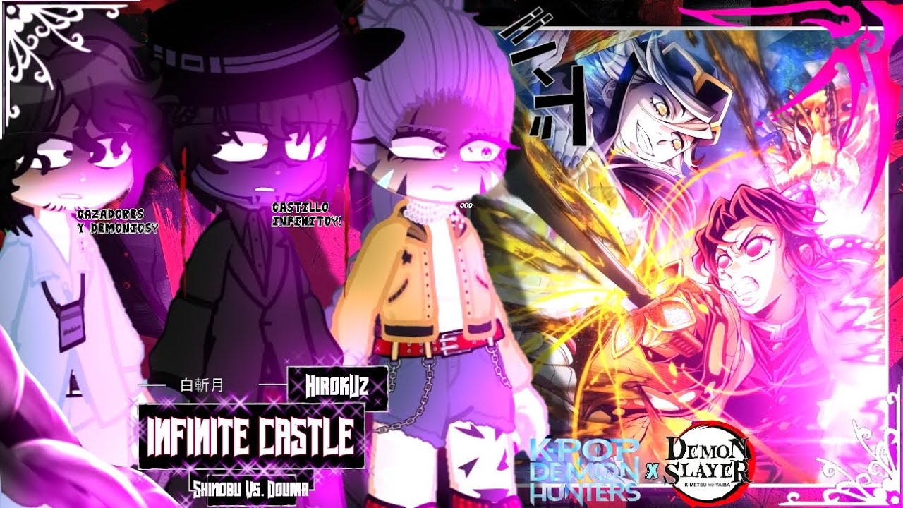 🌟Kpop Demon Hunters React To Demon Slayer😈 (Huntrix + Saja Boys React Infinity Castle PT1) [🇪🇸🇺🇸🇧🇷]