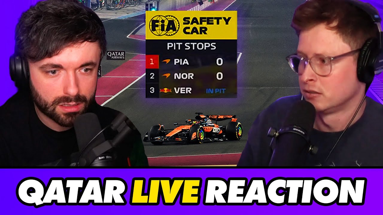 Our LIVE Reaction to McLaren&rsquo;s AWFUL Strategy at Qatar GP!