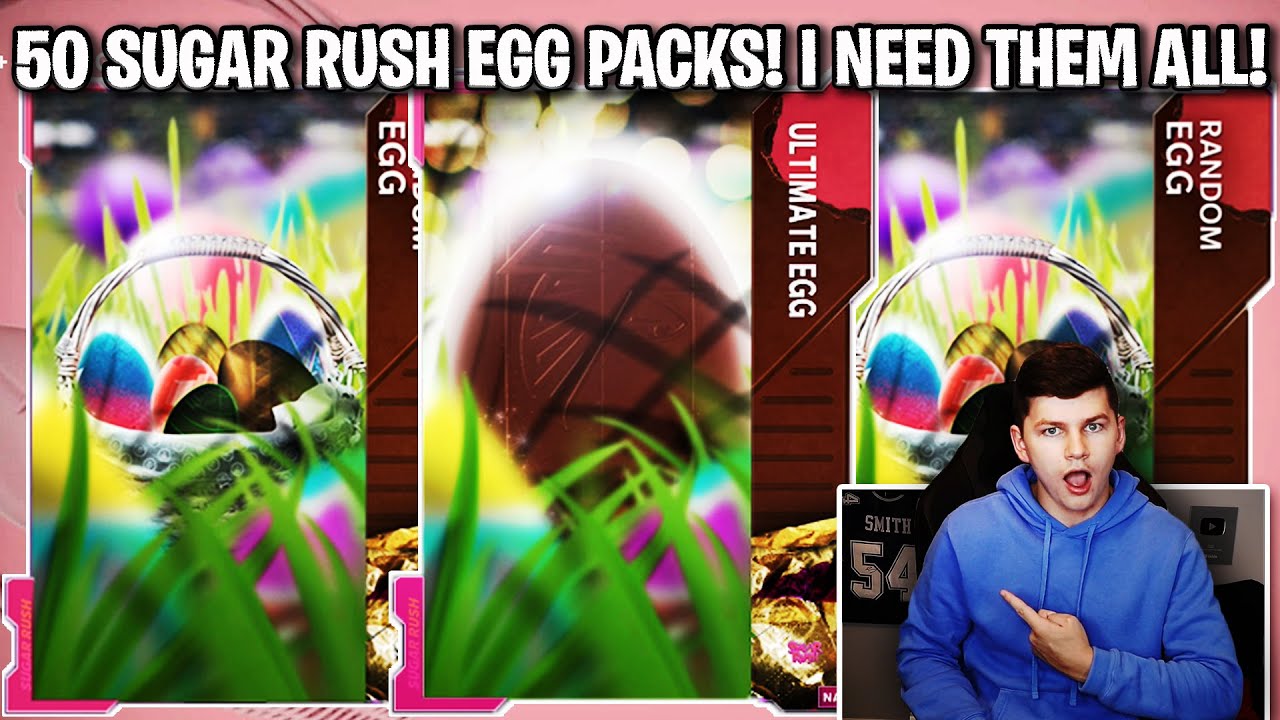 50 RANDOM SUGAR RUSH EGG PACKS! I NEED ALL THE EGGS! | MADDEN 21 ULTIMATE TEAM