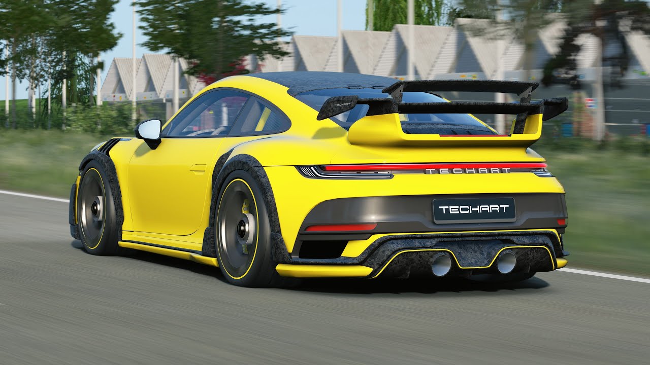 Porsche 911 Techart GTstreet R at Nurburgring Nordschleife | Assetto Corsa #techart