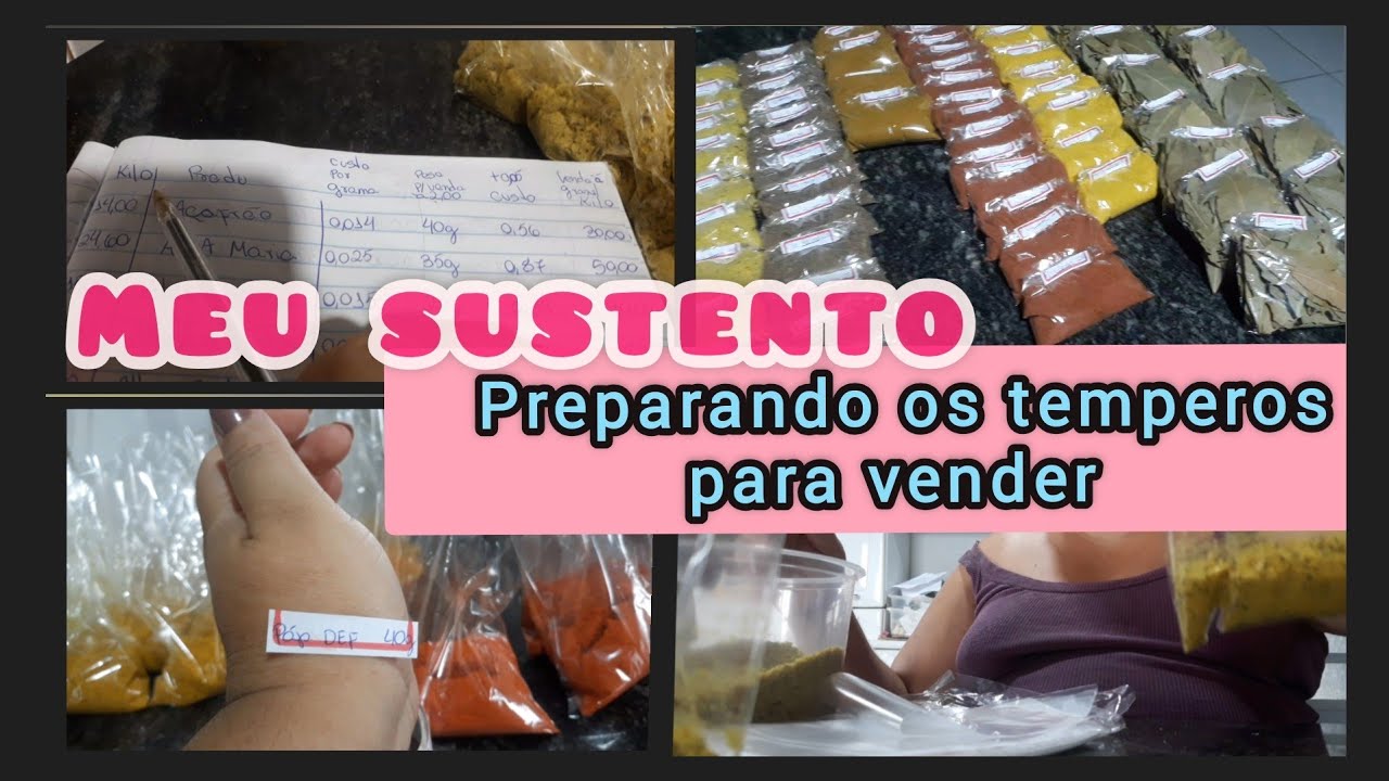 #trabalho com #temperos naturais pra #sustentar meus #filhos