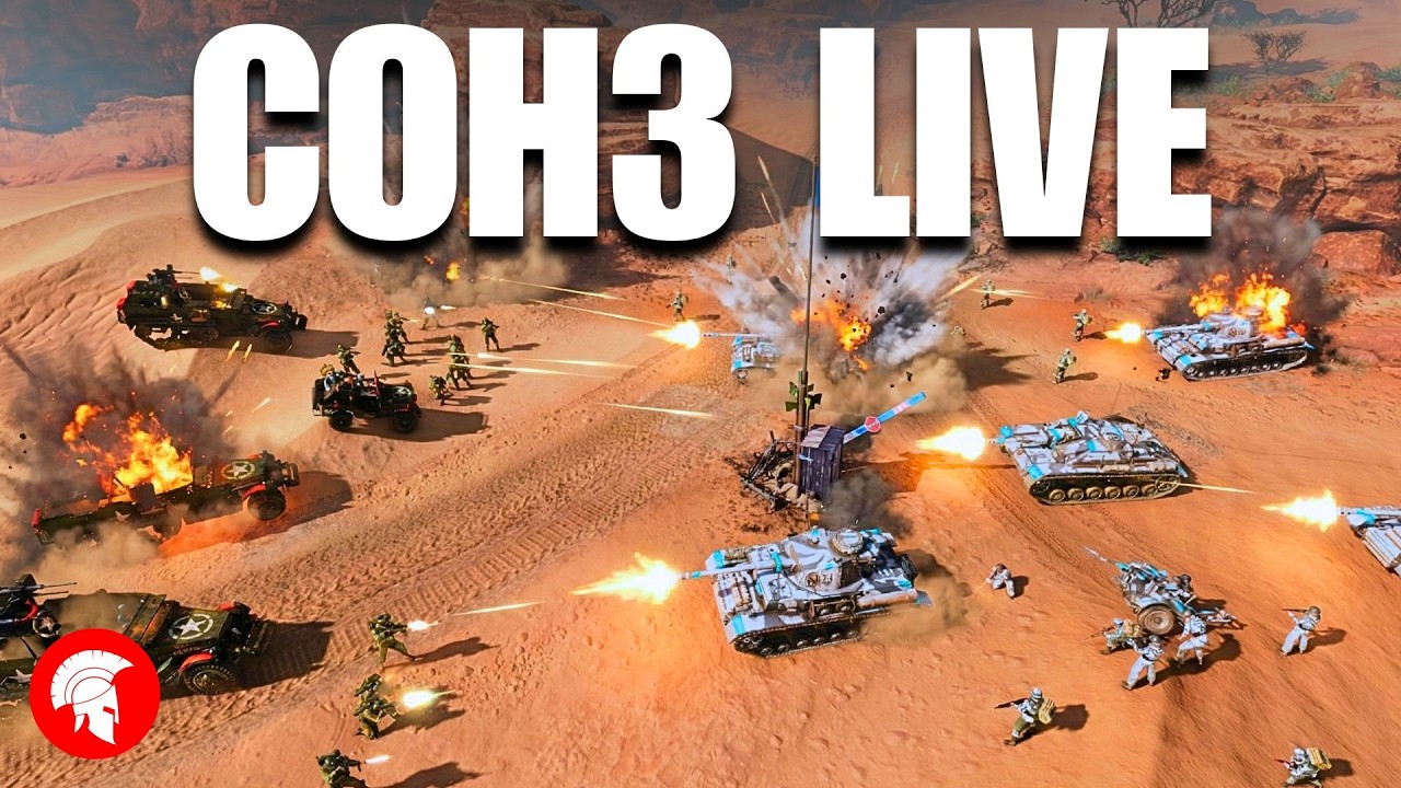 ⭐⭐⭐Company of Heroes 3 Live!⭐⭐⭐High Elo Action!⭐⭐⭐Achilles Gaming!