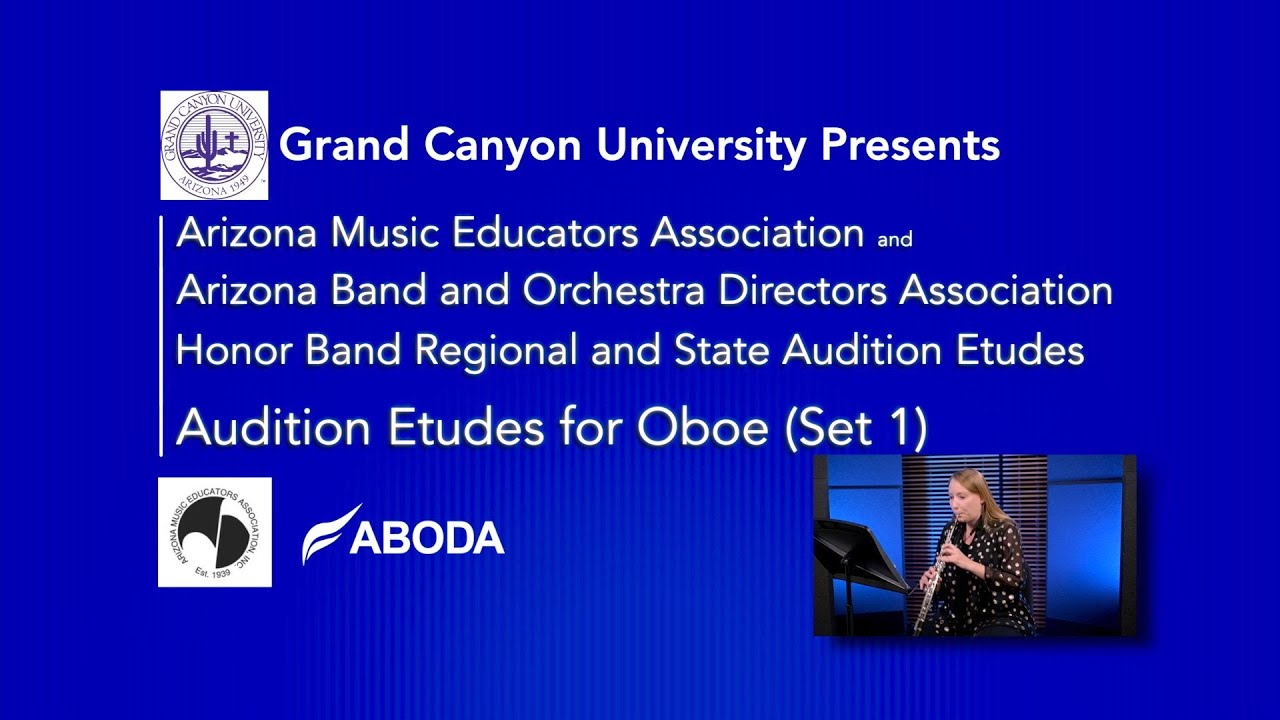Oboe AZ Regional and All State Auditions Demonstration