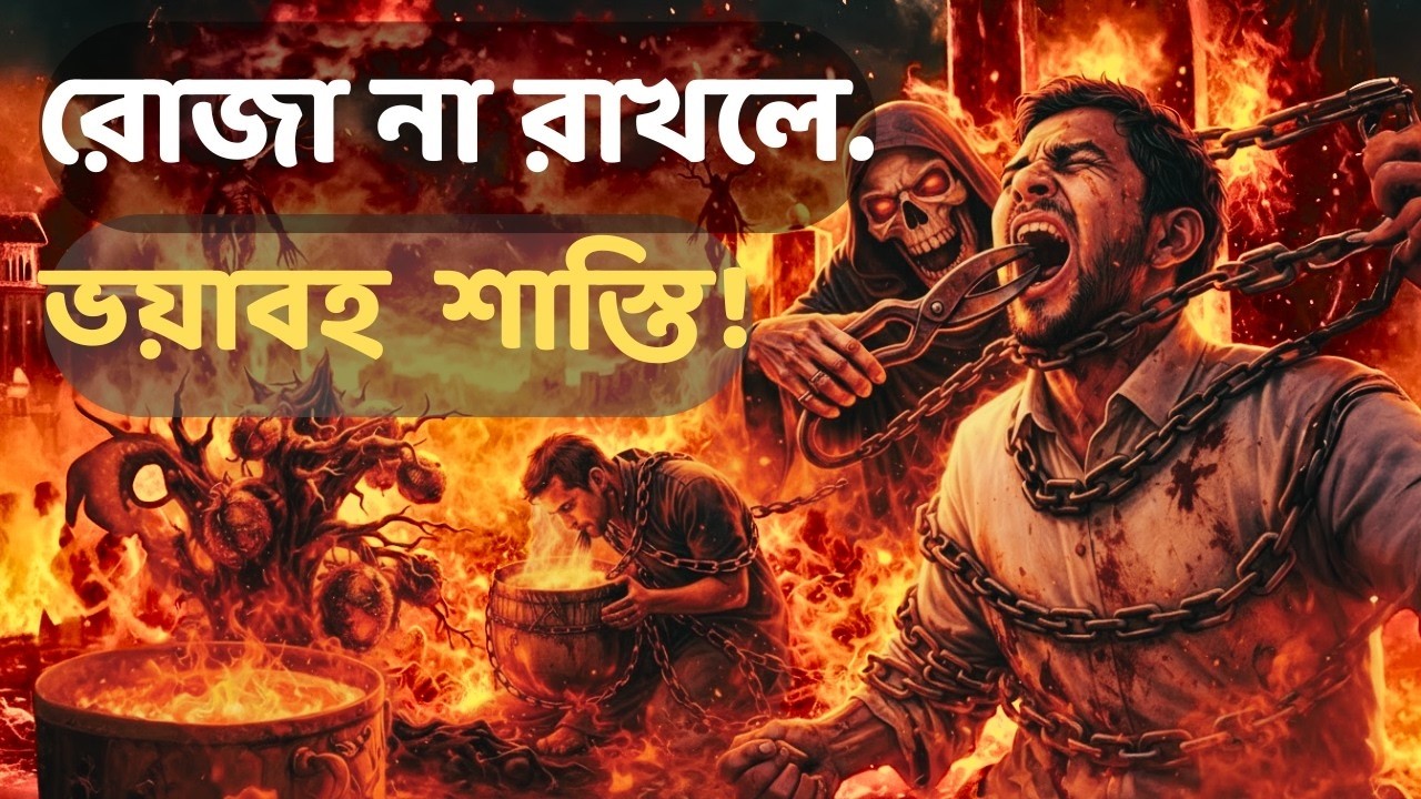 বে-রোজাদারের এই শাস্তি আপনার রাতের ঘুম কেড়ে নিবে! কুরআন ও হাদিসের আলোকে | NajaterkathaE1