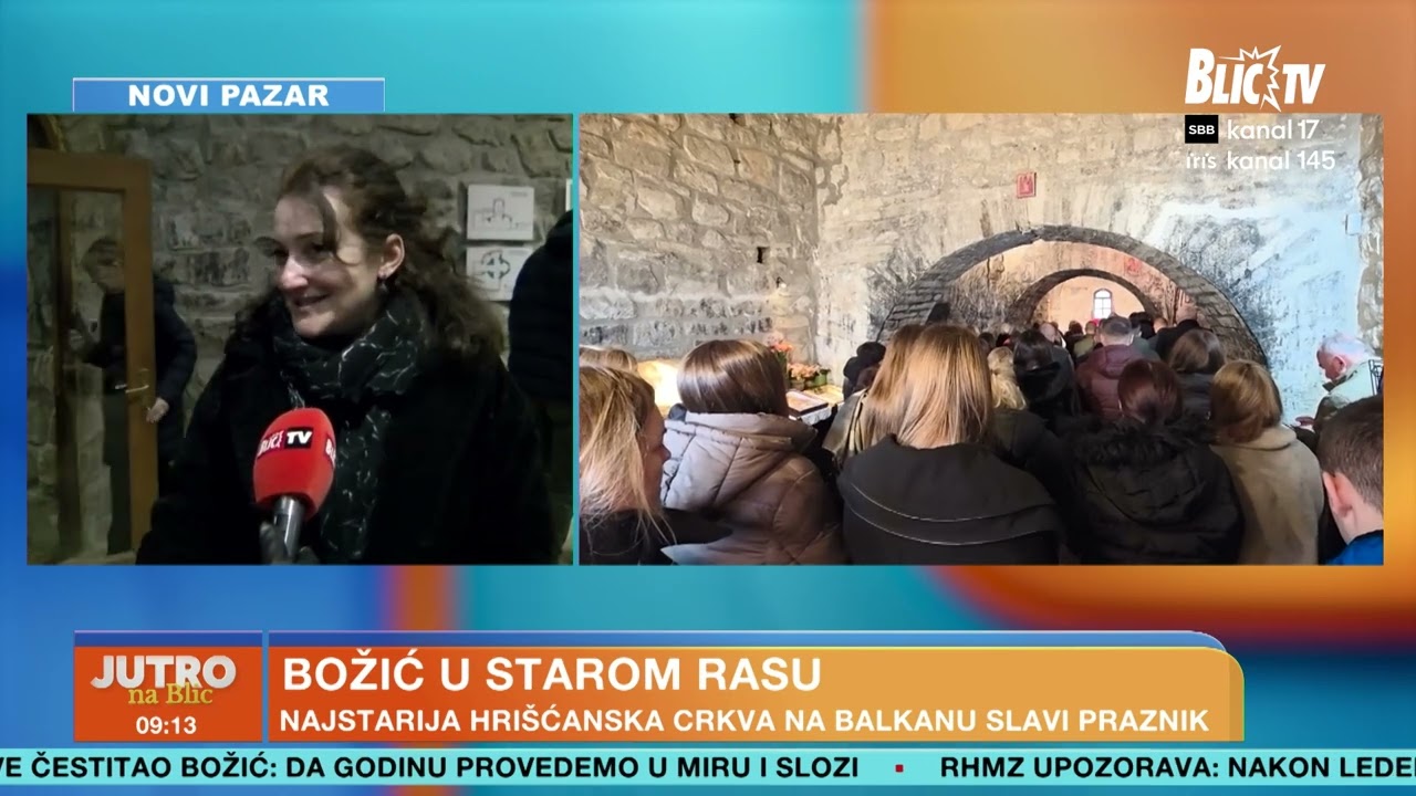 Neverovatna scena za Božić: Liturgija u najstarijoj crkvi na Balkanu