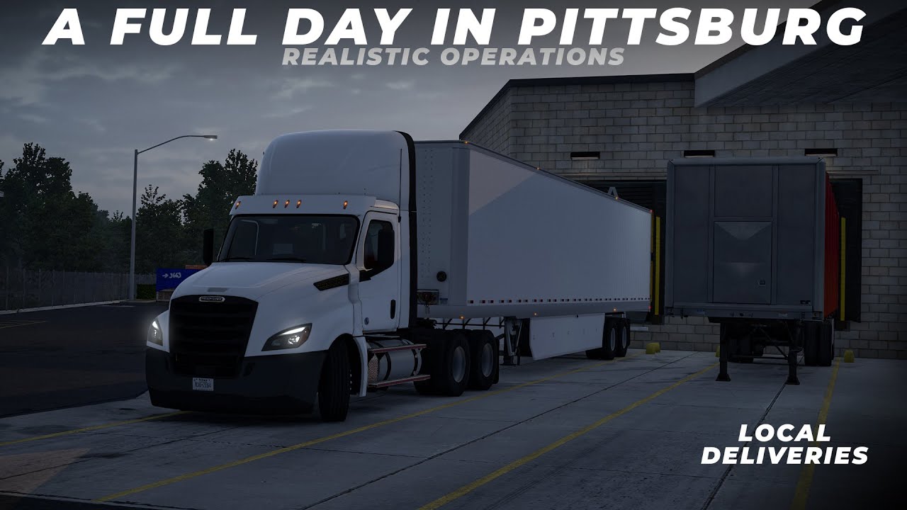 Realistic Operations - Full Day in Pittsburg - Kansas - Local Deliveries