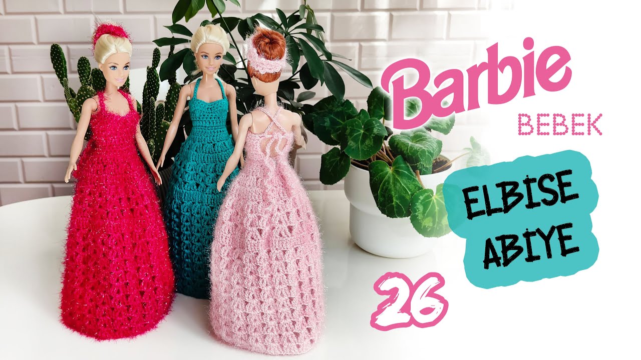 Barbie Bebek Kıyafet 26 - Elbise Abiye