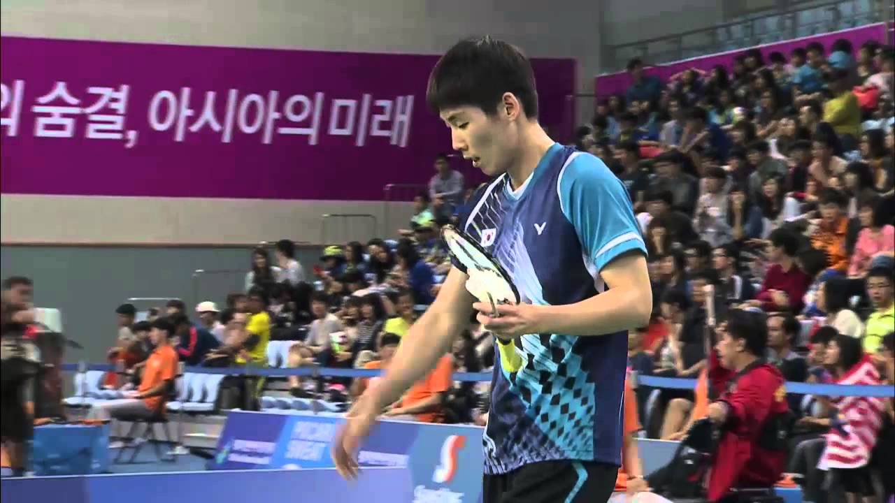[HD] QF - 2014 Asian Games - MS - CHEN Long vs SON Wan Ho