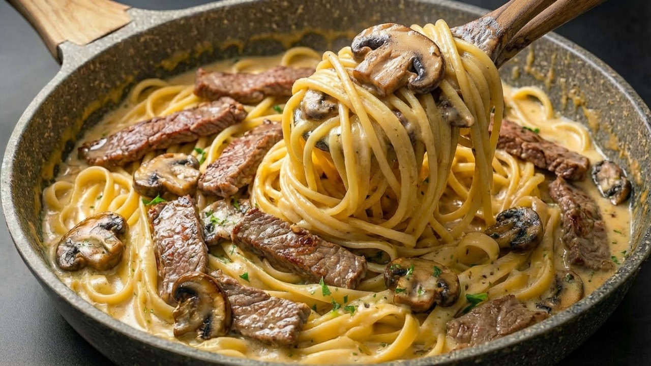 Pasta wie bei meiner italienischen Mutter! 5-Minuten Rindfleisch-Spaghetti für die ganze Familie!