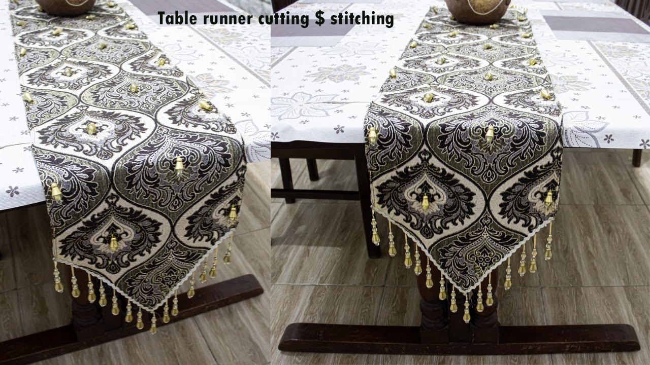 Easy table runner cutting $ stitching|fancy runner cutting \table cover cutting $ stitching|simple