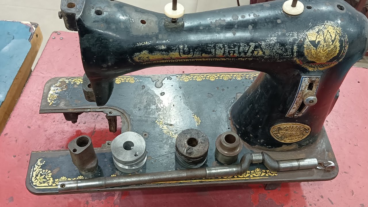 silai machine Mein kem ya लट्टू lagane ka pura video, usha old modal me singer ka kem fitting