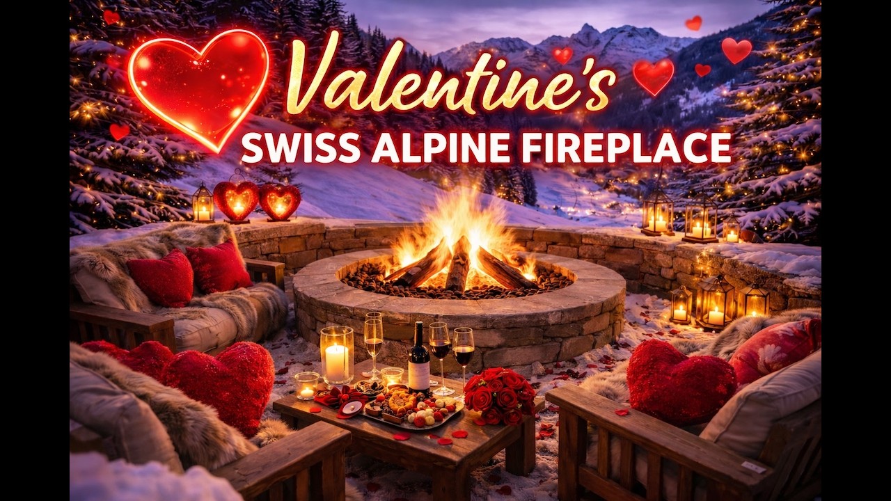 Valentine’s Mood in the Swiss Alps 🔥❤️