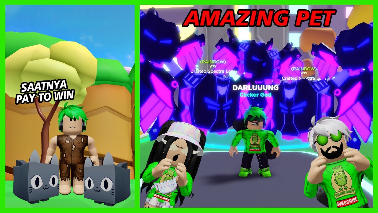 Pay To Win! Habiskan Robux Untuk Dapatkan Pet Terbaik Di Clicker Simulator