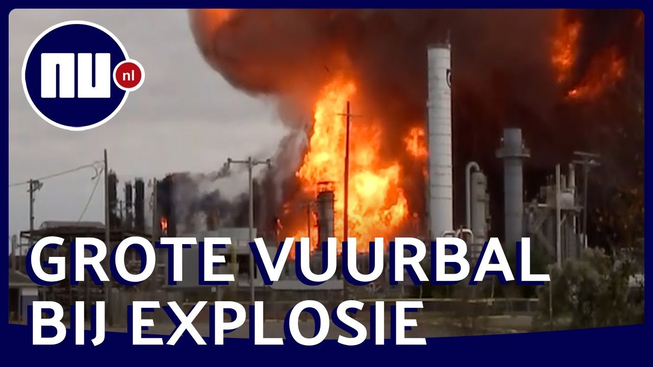 Grote vuurbal door tweede explosie bij chemische fabriek in Texas | NU nl