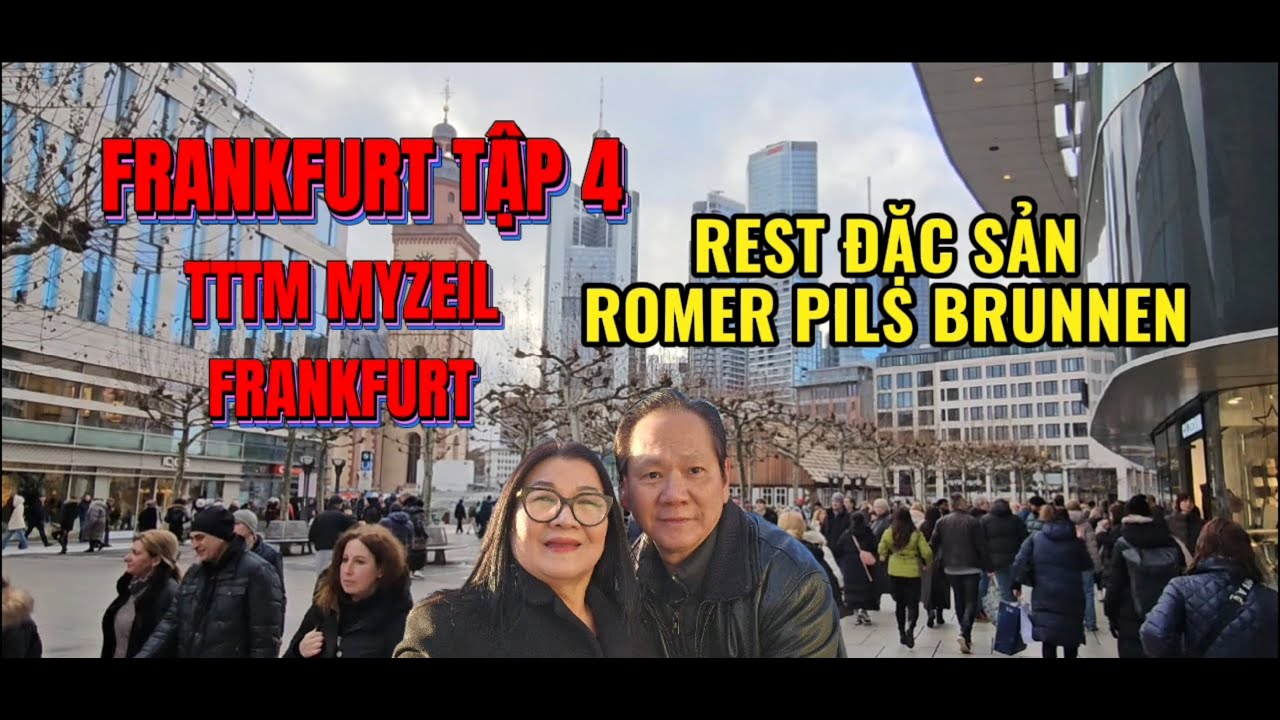 TRUNG TAM THUONG MAI MYZEIL |  REST DAC SAN ROMER PILS BRUNNEN  | FRANKFURT
