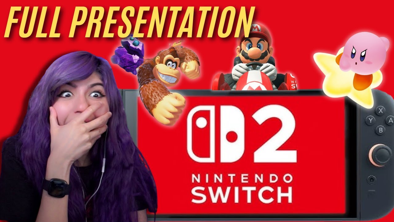 NINTENDO SWITCH 2 - FULL PRESENTATION (reactions + thoughts)
