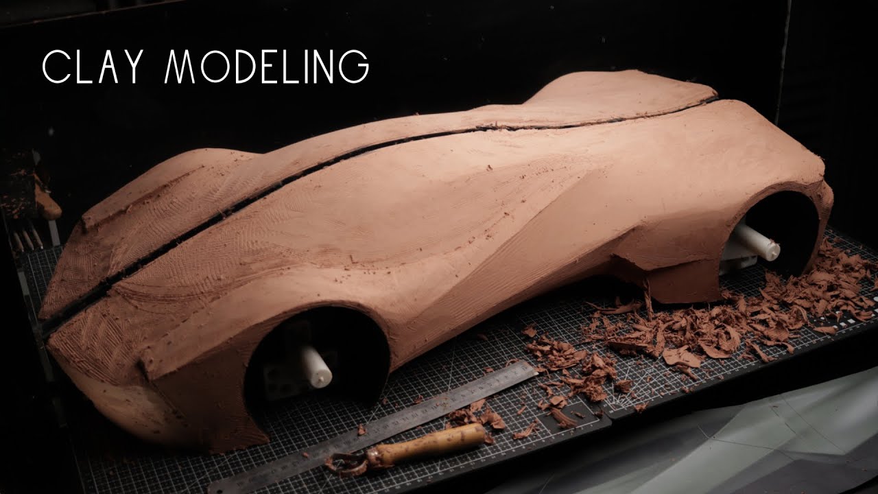 Clay Modeling. Car Prototype. Main Surfaces. Part 3