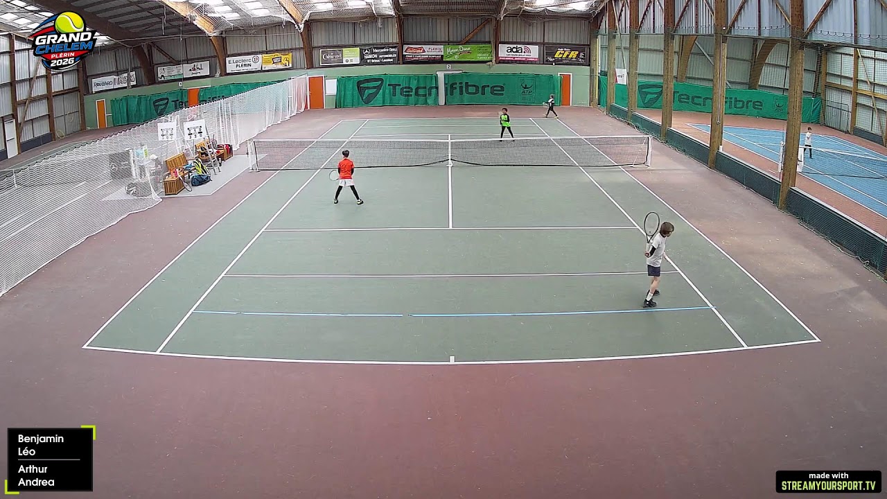 Court 2 : Benjamin / Léo 🆚 Arthur / Andrea