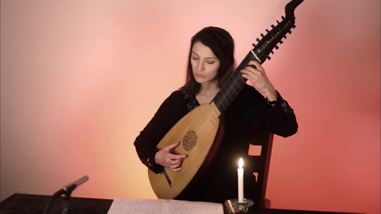 Ennemond Gaultier, LA CASCADE, Anna Kowalska - baroque lute, www LUTEDUO com