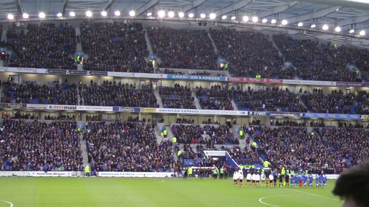 Brighton fans singing 
