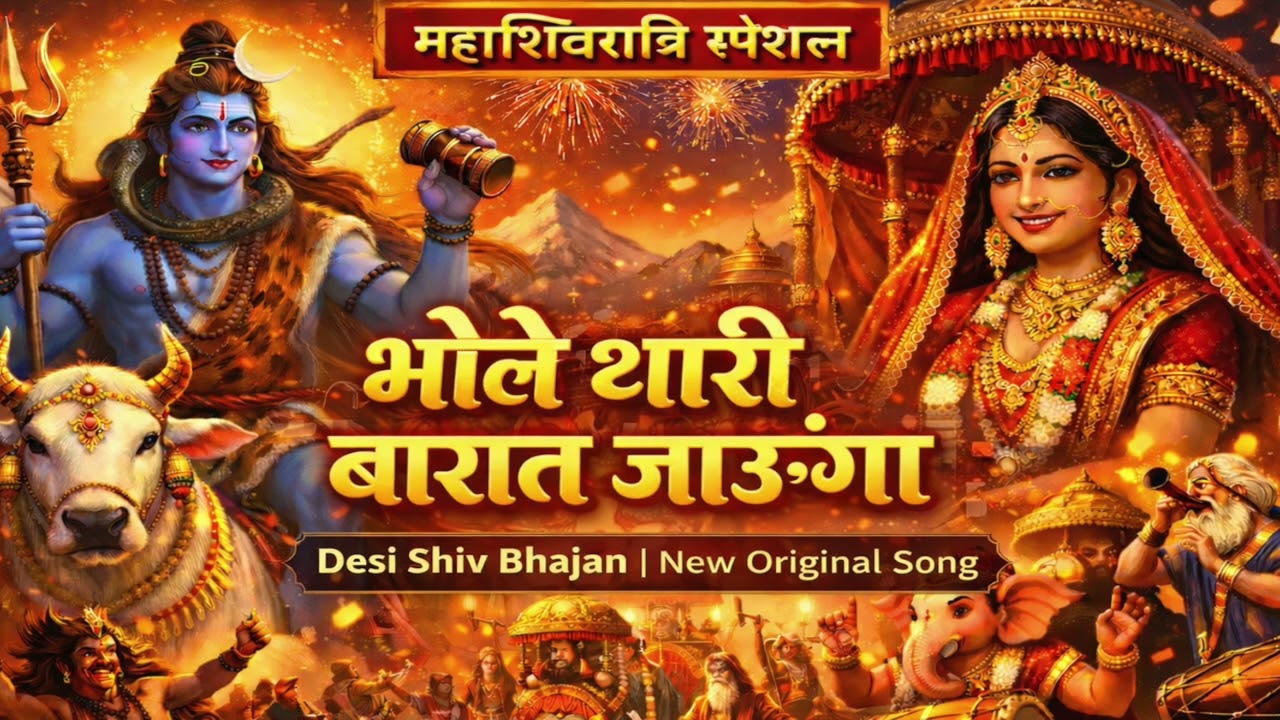 भोले थारी बारात जाऊंगा | हरियाणवी शिव भजन | Har Har Mahadev | Mahadev Bhakti Song