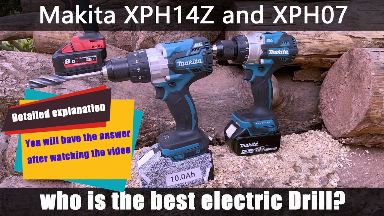 makita xph14z VS XPH07Z 18V LXT  new electric drill test! Who will you buy?DHP485 VS DHP486