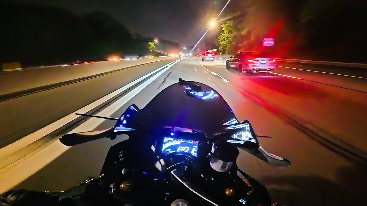 LATE NIGHT YAMAHA R7 PURE RIDE (TOCE Full System Exhaust)