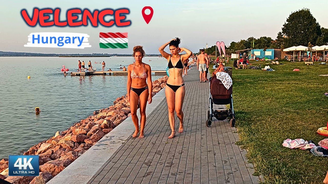 Lake Velence 🇭🇺: Heavenly Beach & Luxurious Boarding House 4K /walking tour 4k