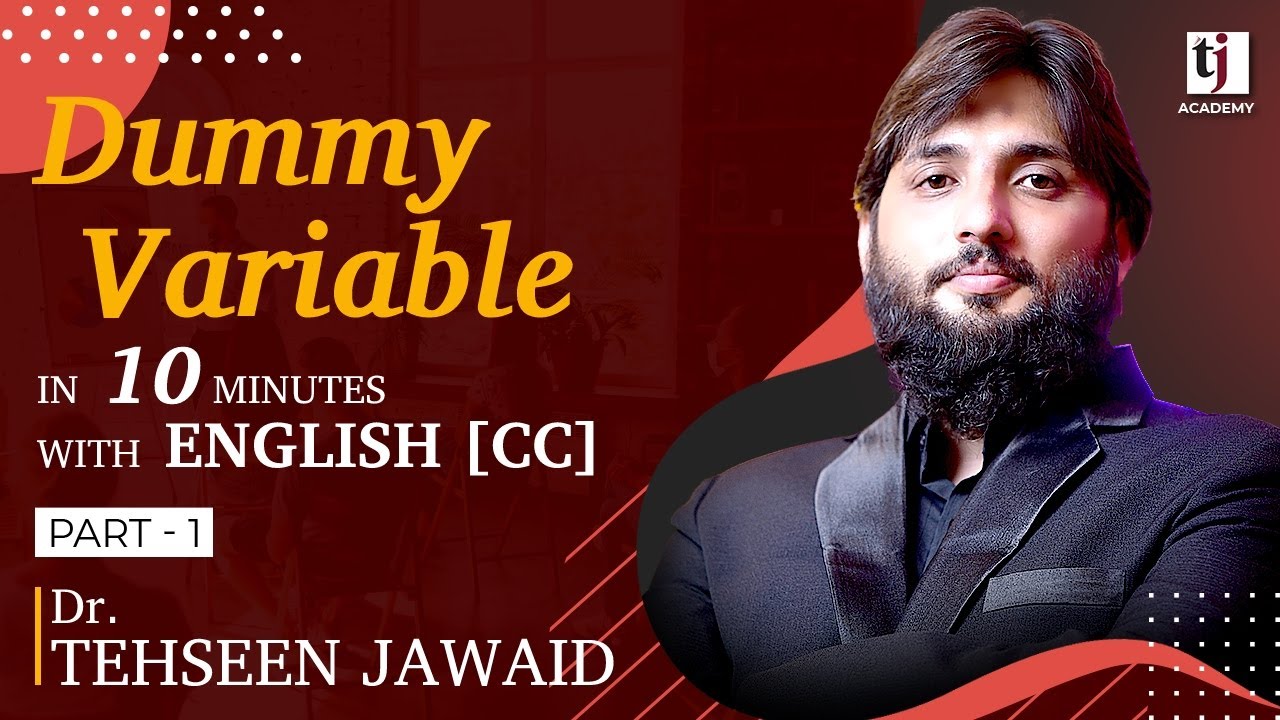 Econometrics # 19 : Understand Dummy Variable in 10 Minutes (Part 1/2) By Dr. Tehseen Jawaid