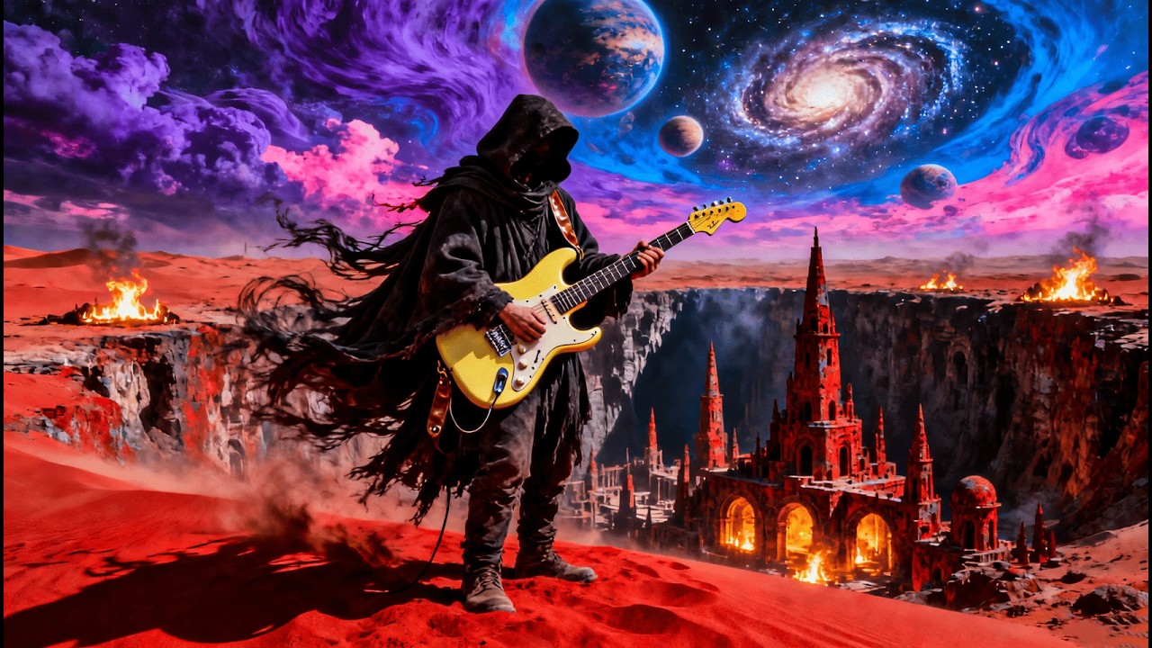Psychedelic Rock Desert Blues | Driving at Night Music