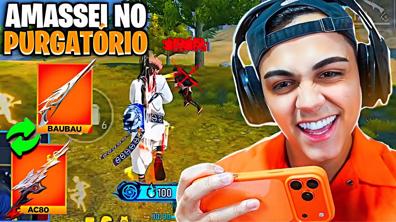 FREITAS EM DIFÍCULDADE MÁXIMA NO RUSHADÃO EM PURGATÓRIO AMASSOU GERAL! NOBRU FEZ 20 KILLS! React