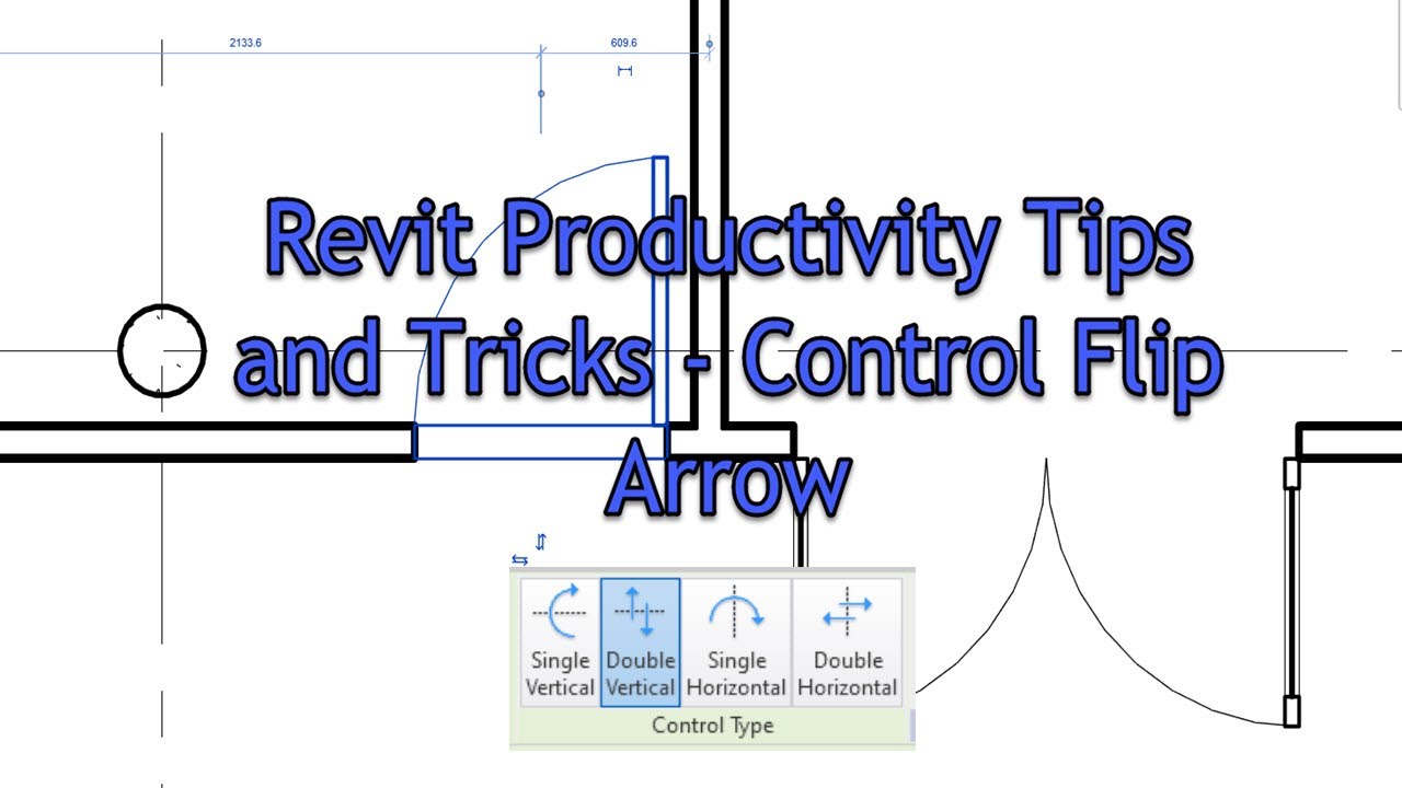 Revit Productivity Tips and Tricks - Control Flip Arrow