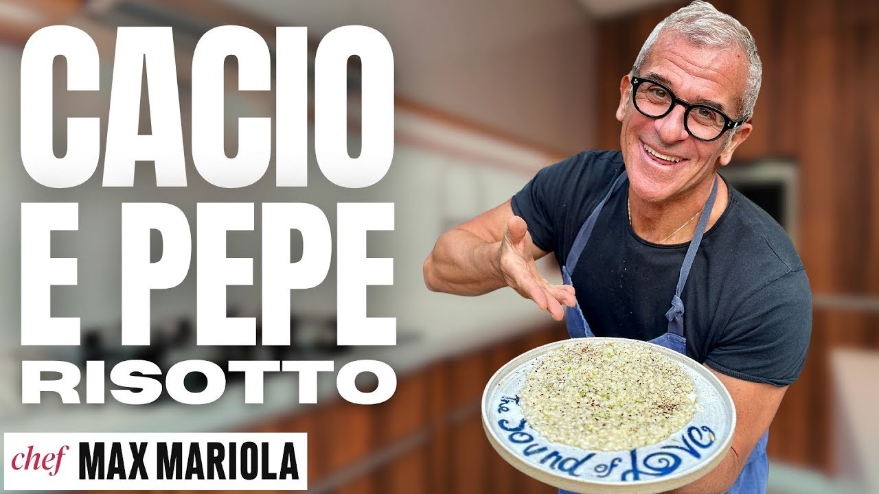RISOTTO CACIO E PEPE col Trucco per farlo Cremoso e Saporito - Ricetta di Chef Max Mariola