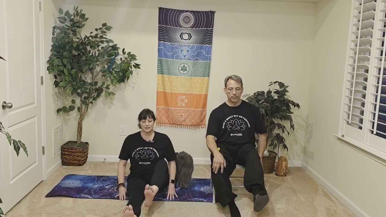 Chair & Floor Yoga Flow for Grounded Gratitude | “Gratitude as a Compass” | Mindfulhealing Movement