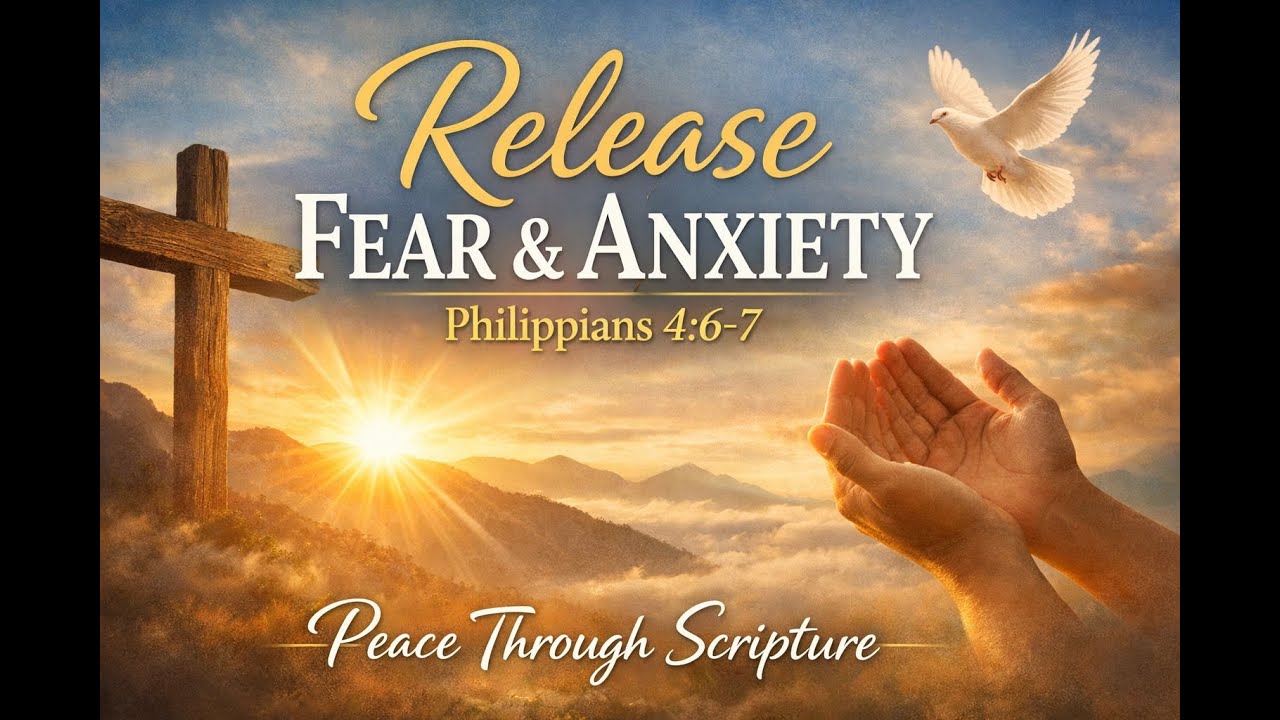 Release Fear & Anxiety | Peace Through Prayer (Philippians 4:6–7) | Calm Your Mind With Scripture