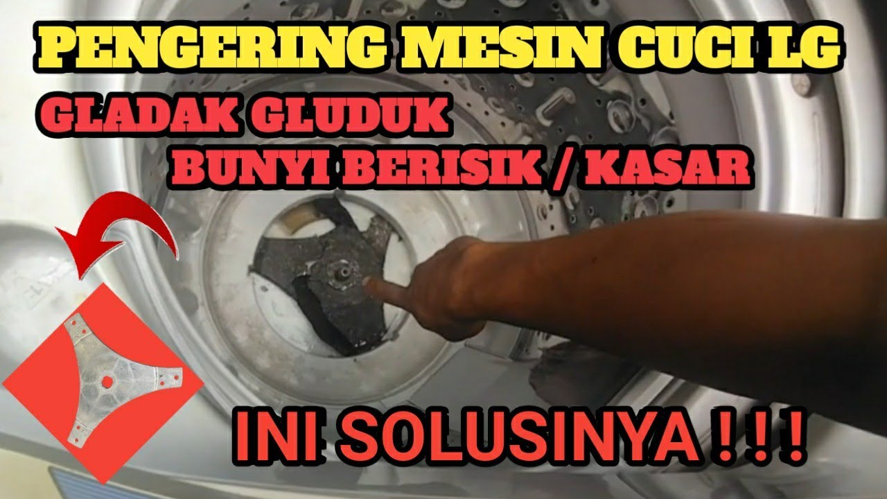 CARA MENGGANTI SEGITIGA MESIN CUCI LG 1 TABUNG