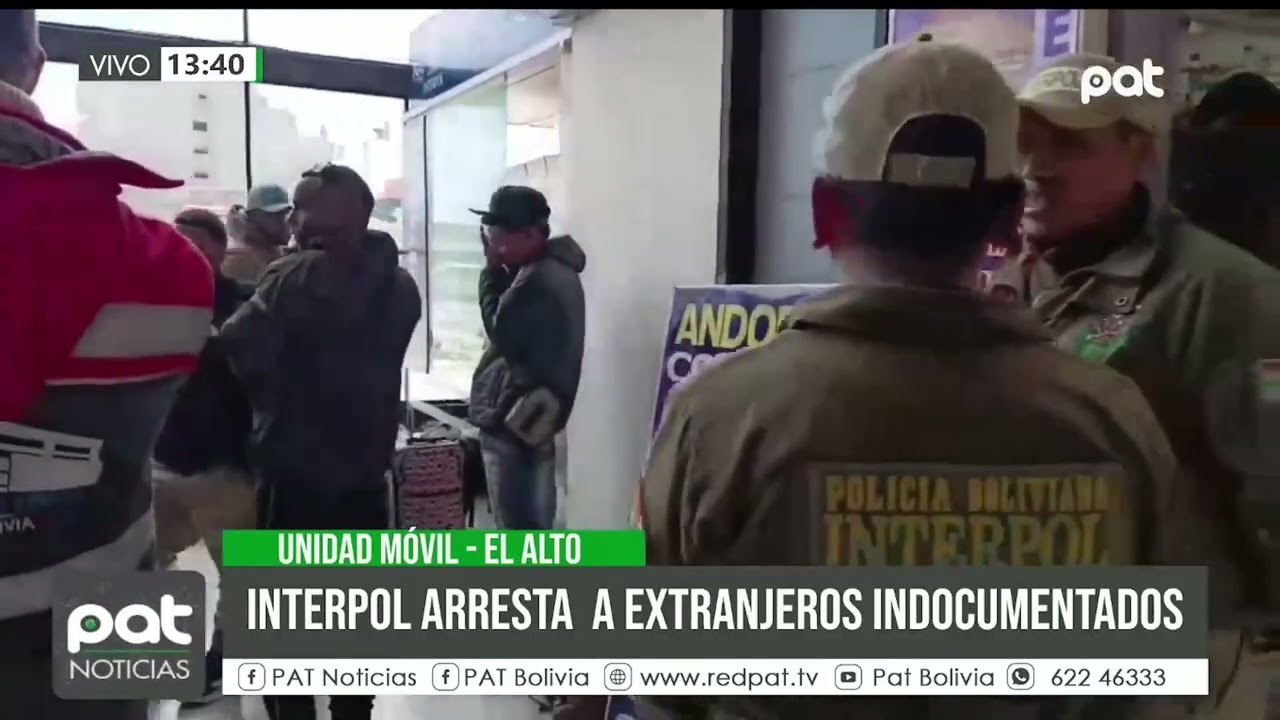Detienen a 29 extranjeros por ingreso il3g4l en El Alto