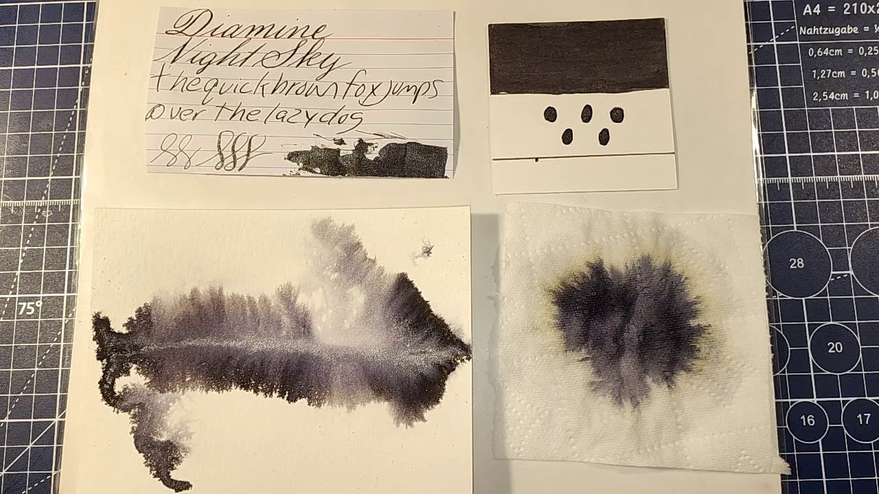 #30inks30days June 27 2023 Diamine Night Sky