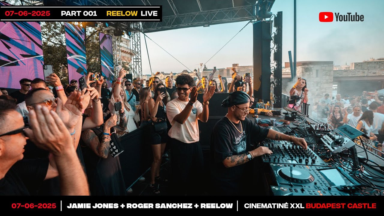 Reelow live // Cinematiné XXL Budapest with Jamie Jones & Roger Sanchez // 2025-06-07