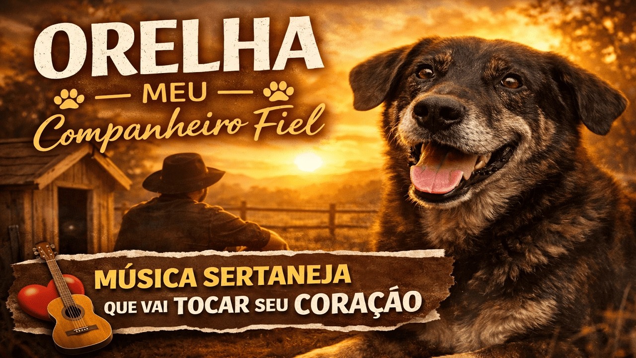 Orelha – Meu Companheiro Fiel  Música Sertaneja Que Vai Tocar Seu Coração