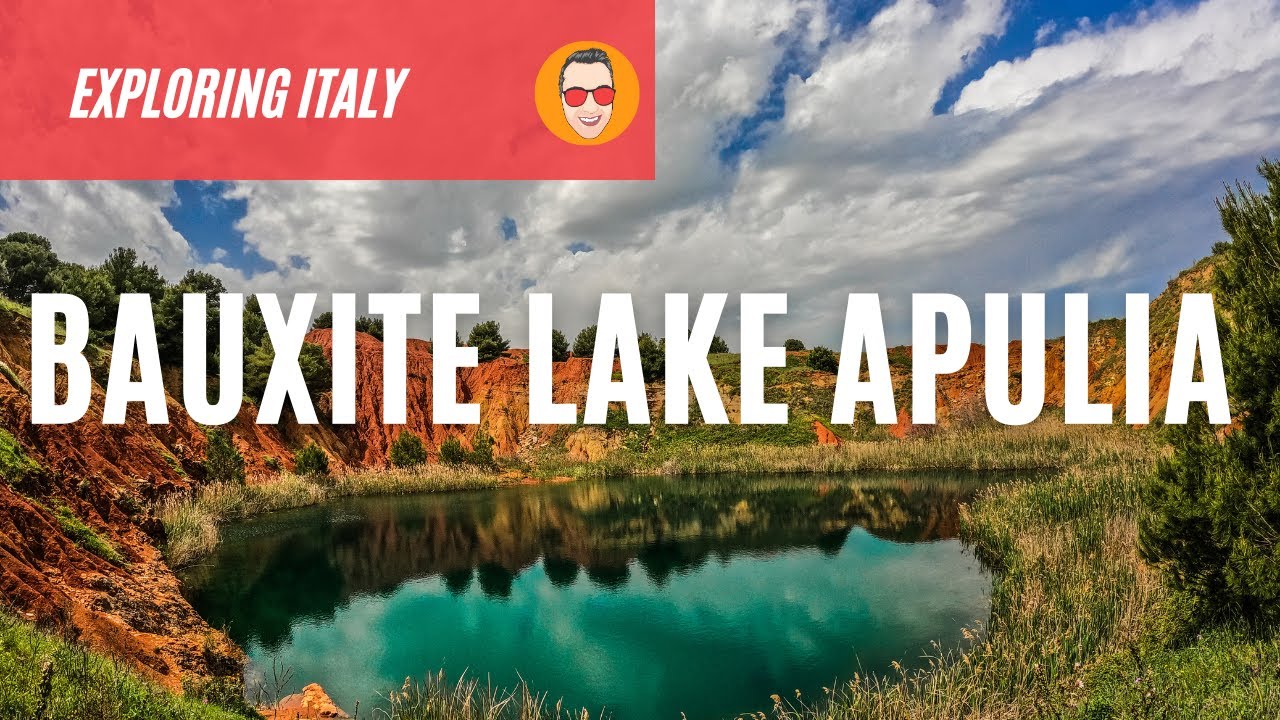Bauxite lake guided tour in Otranto Puglia