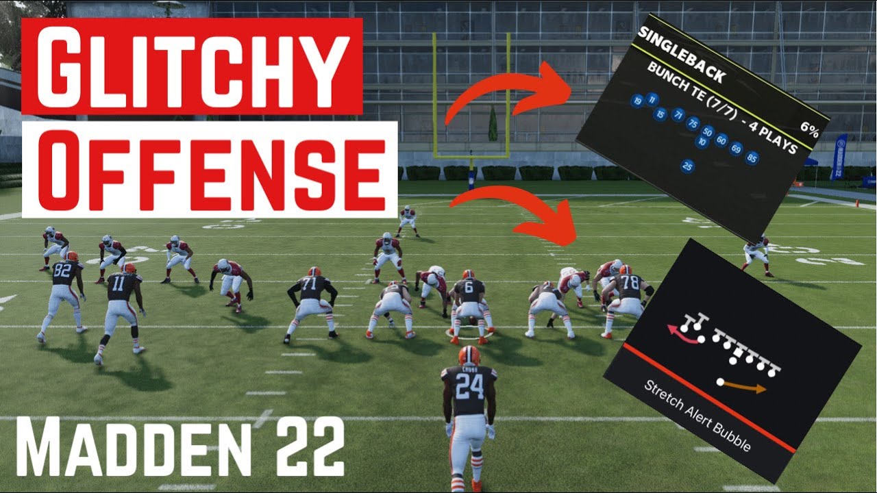 Singleback Bunch TE Man Coverage Glitch In Madden 22!!