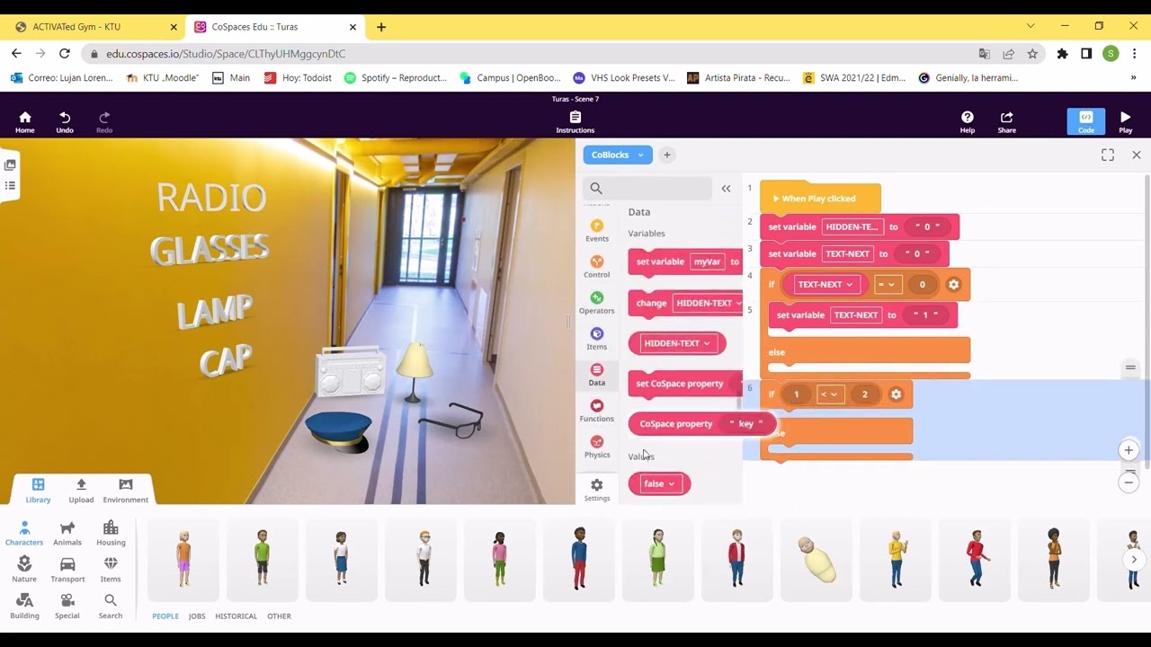 2.7 Making VR game in CoSpaces