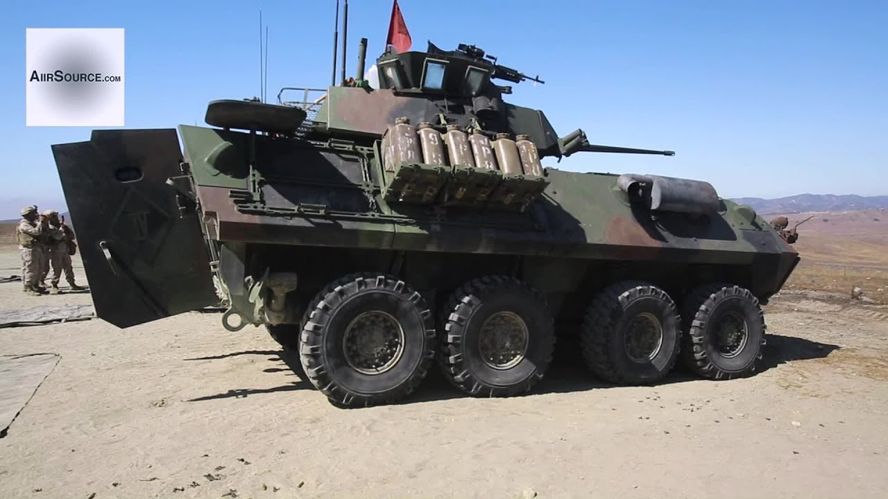 Marines Riflemen Live Fire - LAV-25 Weapons Systems