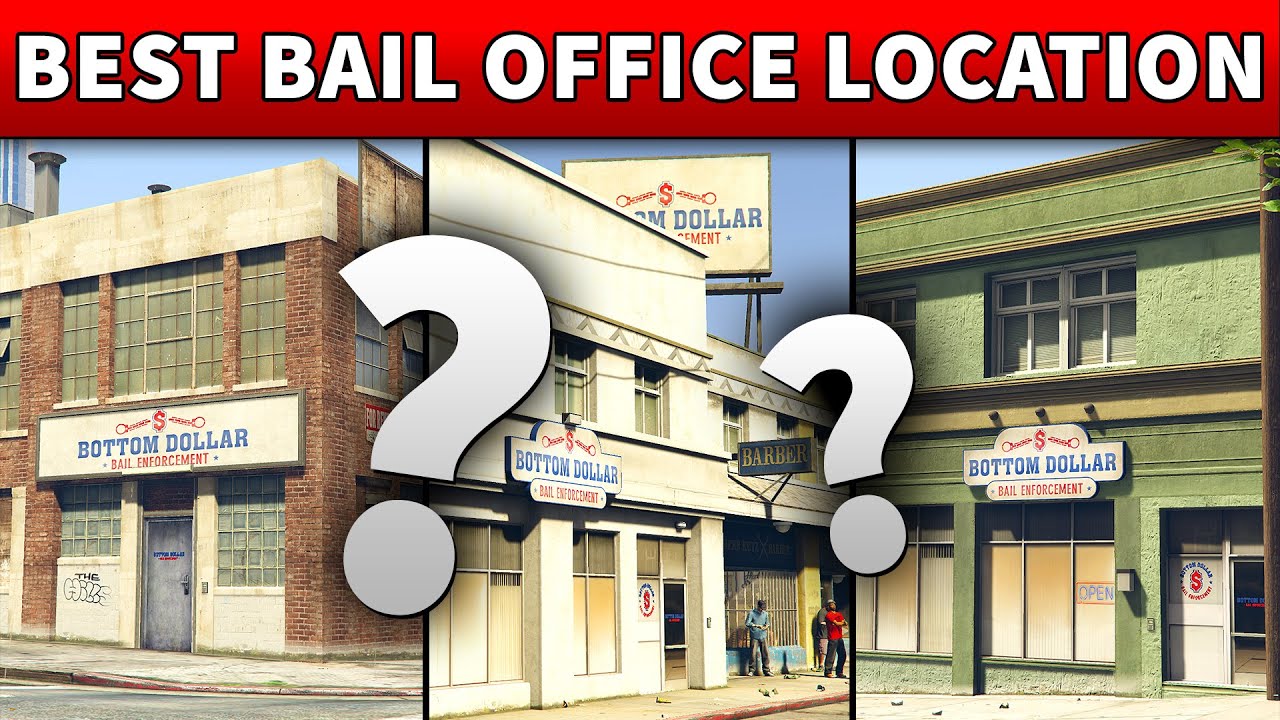 GTA 5 Best Bail Office To Buy | GTA ONLINE BEST BAIL OFFICE LOCATION TO OWN (Relocation Guide)