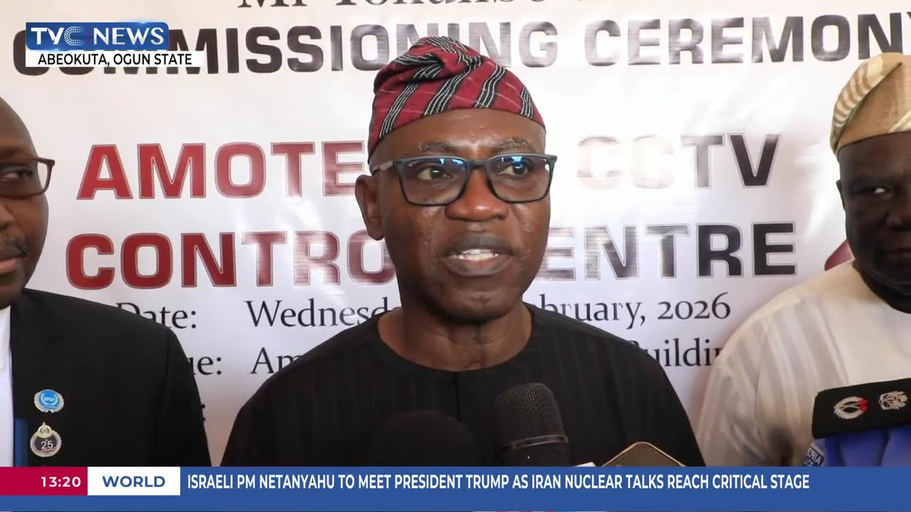 Ogun State Security Network Unveils Amotekun CCTV Control Centre