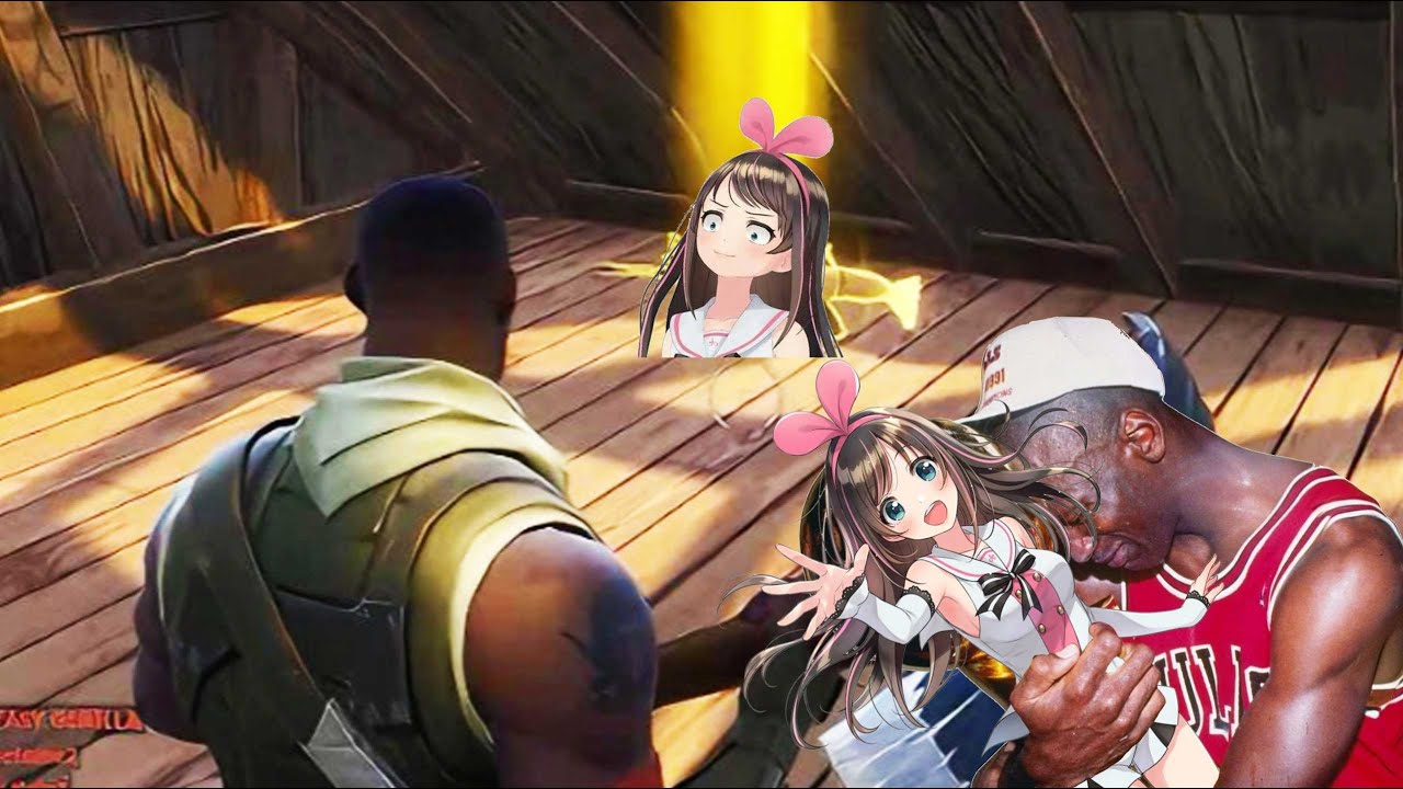 KizunaAI Новый Супер имбовый Комплект «Кизуна Аи» Обкатываю скины в Fortnite НЕДООБЗОР Фортнайт
