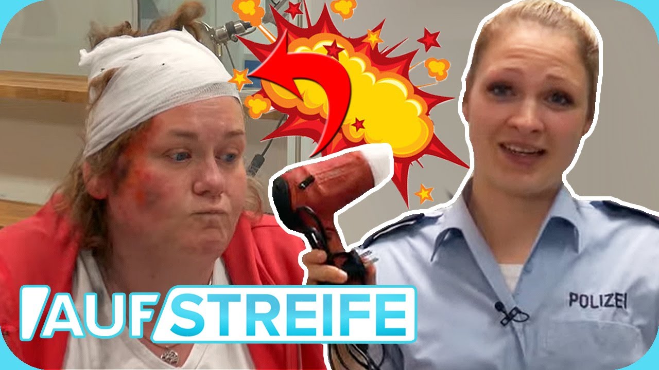 ACHTUNG Lebensgefahr! Föhn geht mitsamt den Haaren in FLAMMEN auf! | Auf Streife | SAT.1