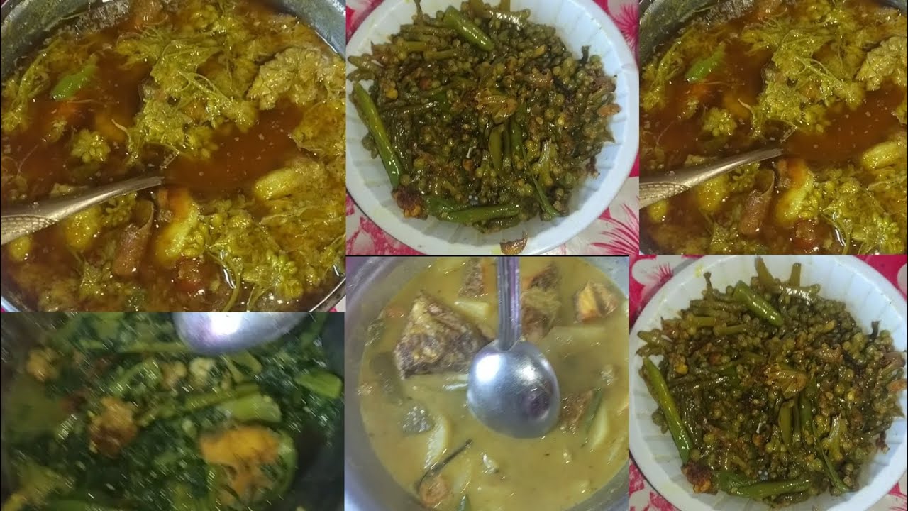 আজকে রান্না করলাম সরিষার ফুল ভর্তা সাথে আরো অনেক কিছু