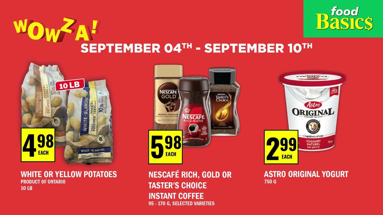 Food Basics | WOWZA Sale | Flyer From Sep 04 to Sep 10, 2025